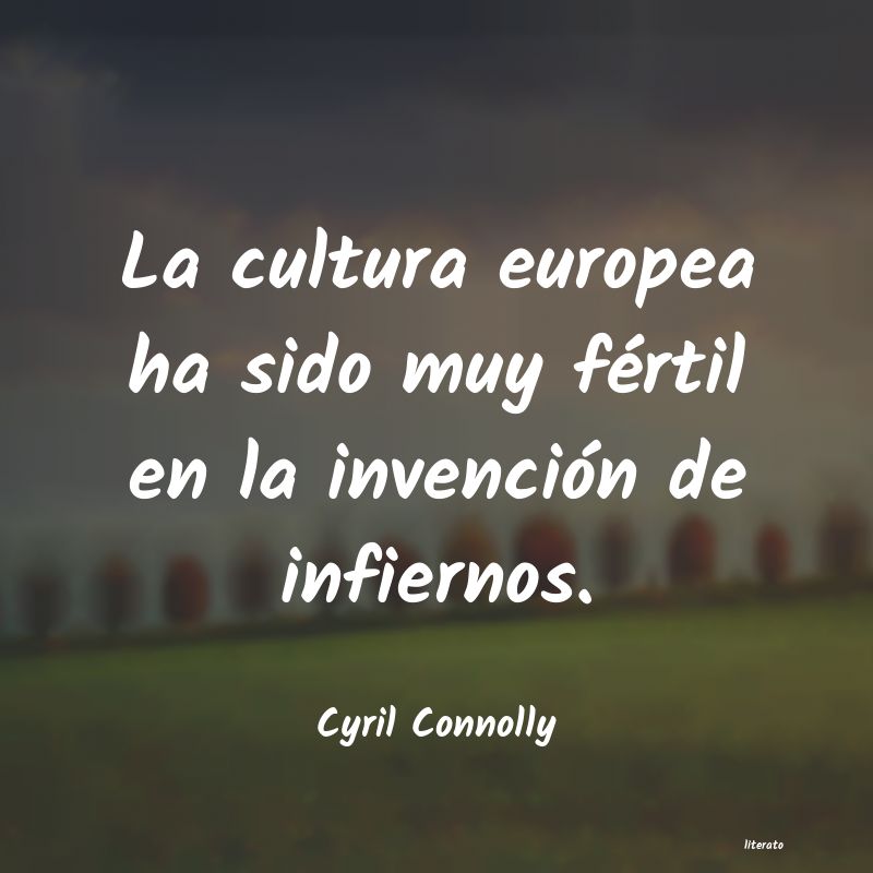 frases de Cyril Connolly