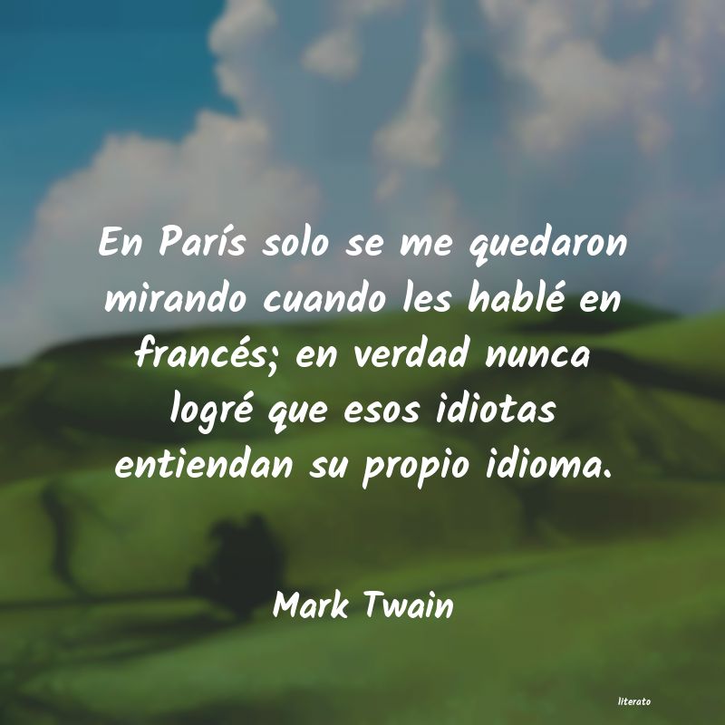 Frases de Mark Twain