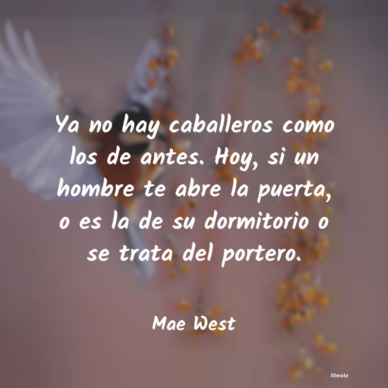 Frases de Mae West