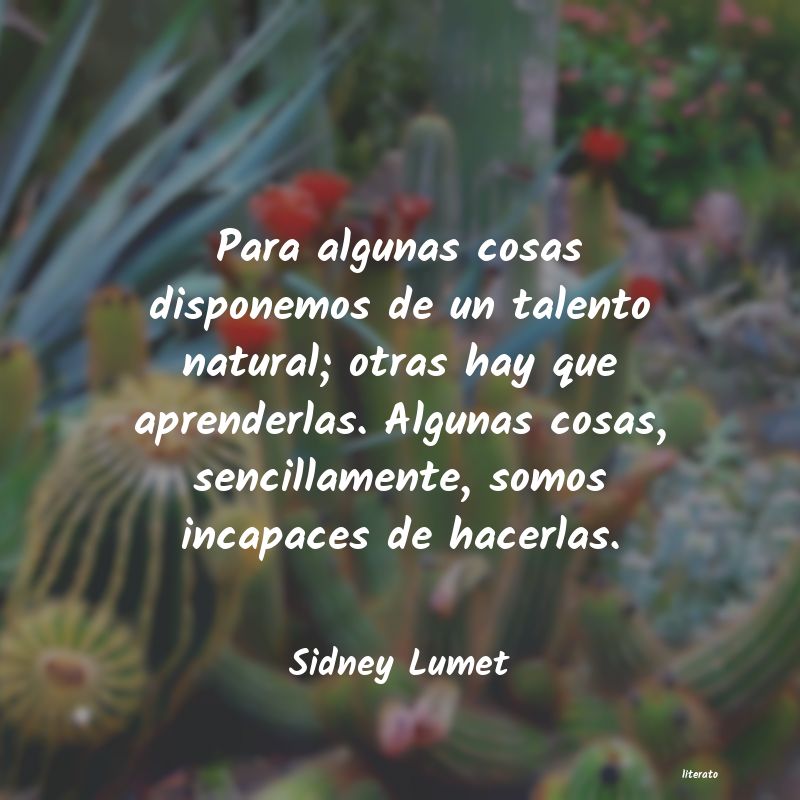 Frases de Sidney Lumet