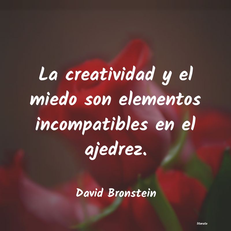 Frases de David Bronstein