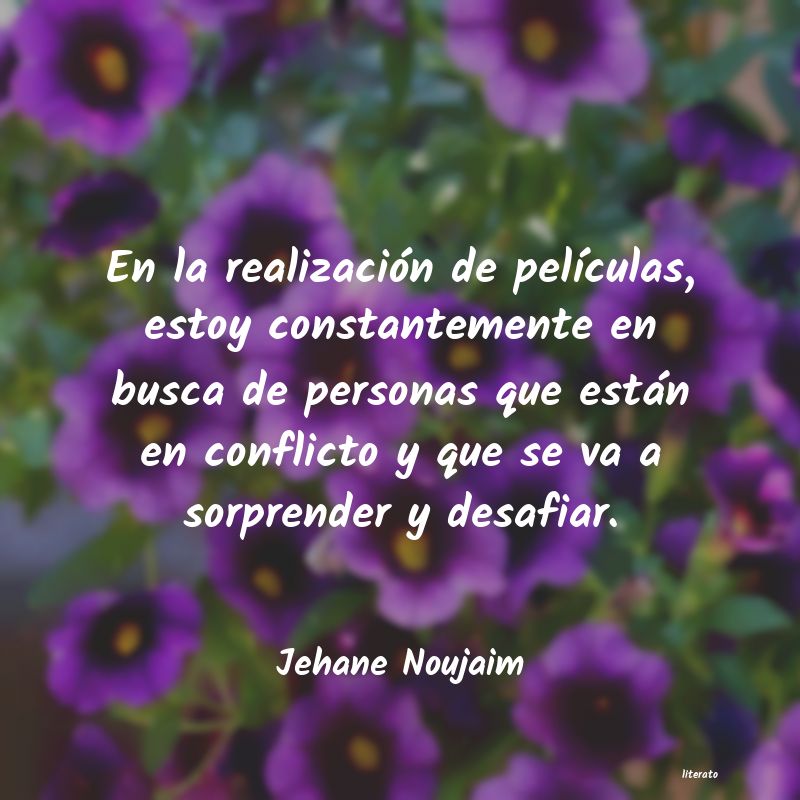 Frases de Jehane Noujaim