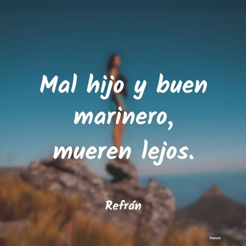 Frases de Refrán