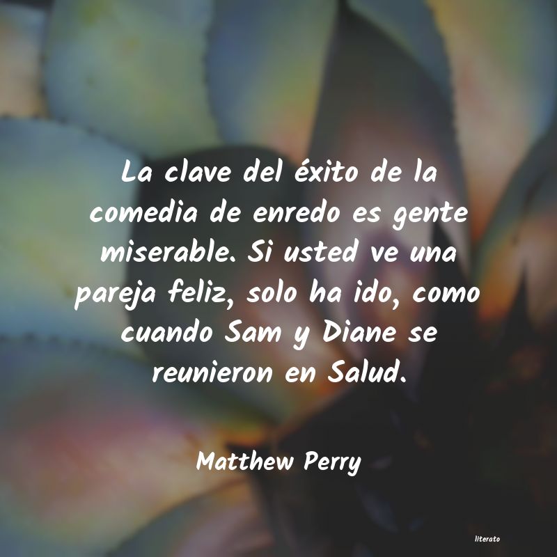 frases de Matthew Perry