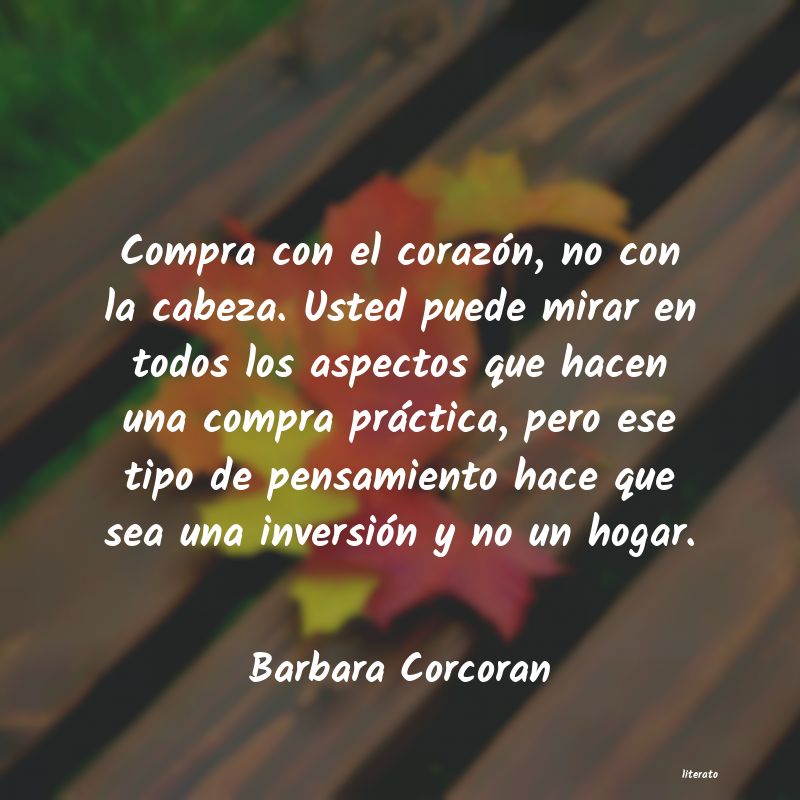 Frases de Barbara Corcoran