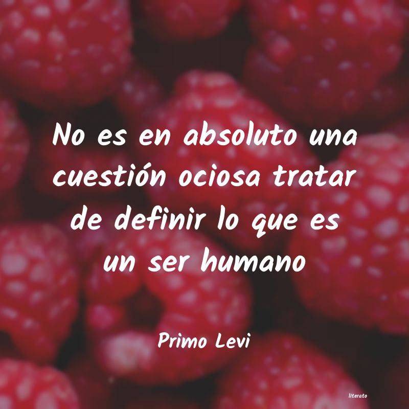 Frases de Primo Levi