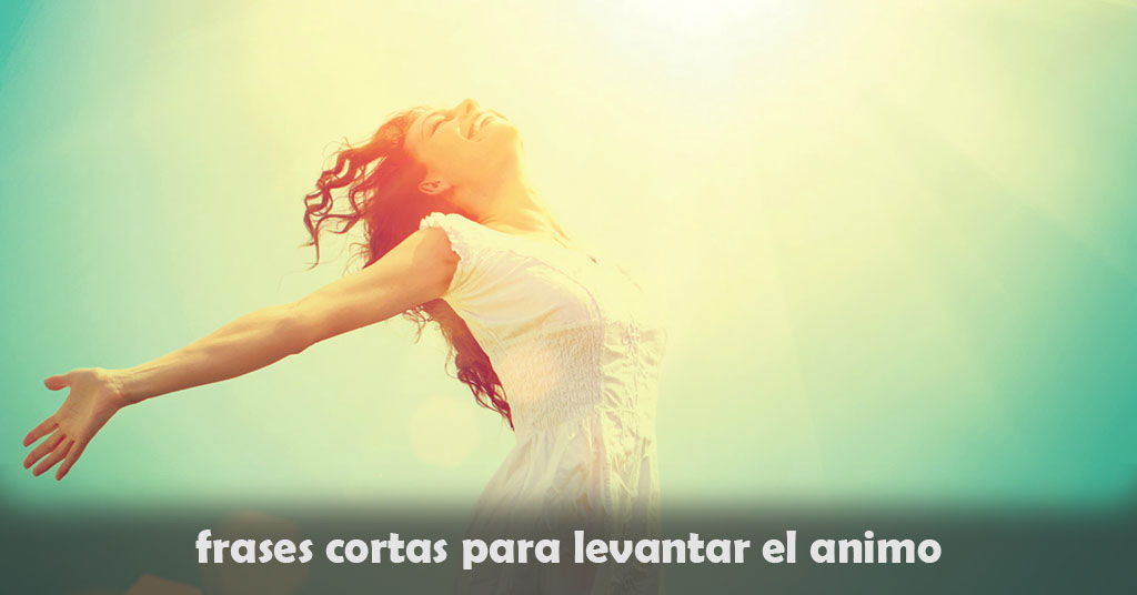 Frases cortas para levantar el animo
